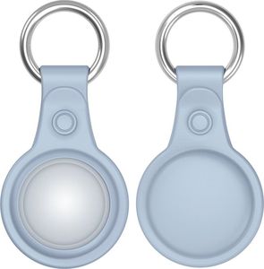 Dux Ducis Dux Ducis zestaw 4x silikonowe etui brelok zawieszka case do lokalizatora Apple AirTag (4 kolory: czarny, zielony, różowy, niebieski) 3