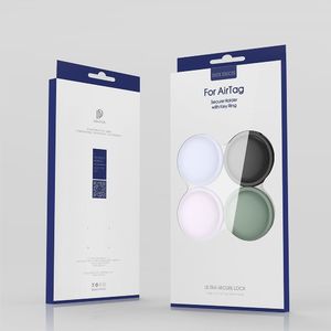 Dux Ducis Dux Ducis zestaw 4x silikonowe etui brelok zawieszka case do lokalizatora Apple AirTag (4 kolory: czarny, zielony, różowy, niebieski) 5