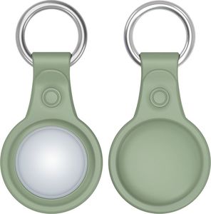 Dux Ducis Dux Ducis zestaw 4x silikonowe etui brelok zawieszka case do lokalizatora Apple AirTag (4 kolory: czarny, zielony, różowy, niebieski) 6