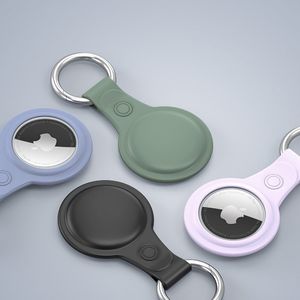Dux Ducis Dux Ducis zestaw 4x silikonowe etui brelok zawieszka case do lokalizatora Apple AirTag (4 kolory: czarny, zielony, różowy, niebieski) 7