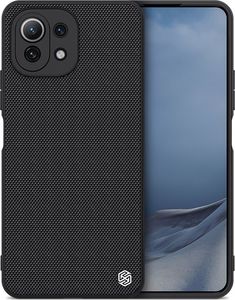 Nillkin Nillkin Textured Case wytrzymałe wzmocnione etui z żelową ramką i nylonem na tyle Xiaomi Mi 11 Lite 5G czarny 16