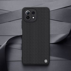 Nillkin Nillkin Textured Case wytrzymałe wzmocnione etui z żelową ramką i nylonem na tyle Xiaomi Mi 11 Lite 5G czarny 17