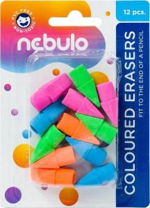 Panta Plast Gumki do mazania kolorowe 12szt NEBULO 1