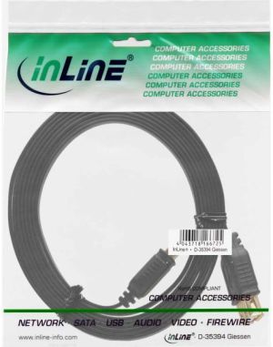 Kabel USB InLine USB-A - USB-A 5 m Czarny (34605F) 3