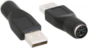 Adapter USB InLine USB - PS/2 Czarny  (33102K) 1