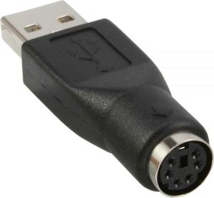 Adapter USB InLine USB - PS/2 Czarny  (33102K) 2