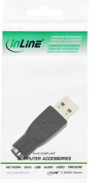 Adapter USB InLine USB - PS/2 Czarny  (33102K) 3