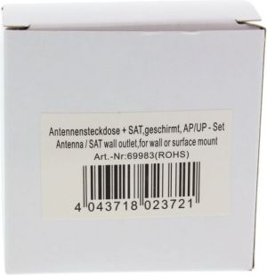 InLine gniazdo antenowe ekranowane AP / UP, zestaw - 69983 3