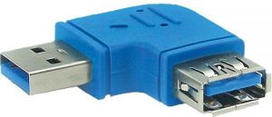Adapter USB InLine USB - USB Niebieski  (35300M) 1