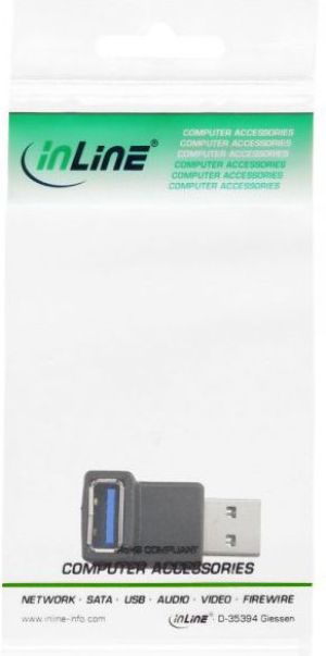 Adapter USB InLine USB - USB Czarny  (35300R) 3