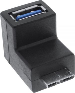 Adapter USB InLine USB A - micro USB B Czarny (35300Q) 1