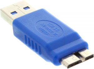 Adapter USB InLine microUSB 3.0 - USB Niebieski  (35300O) 1