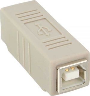 Adapter USB InLine USB-B - USB-B Biały  (33400) 1