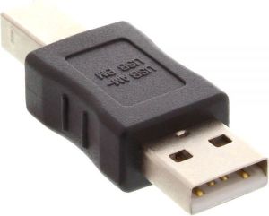 Adapter USB InLine USB - USB-B Czarny  (33443A) 1