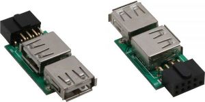InLine USB A - 9 pin Czarny (33440I) 1