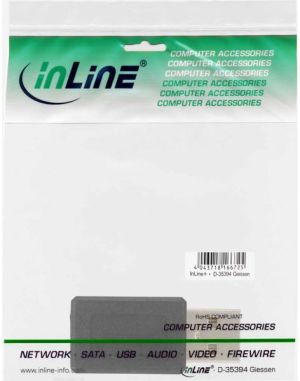 Adapter USB InLine miniUSB - USB Czarny  (33500A) 3