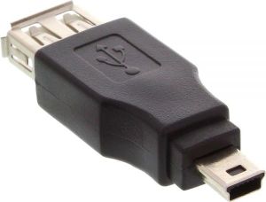 Adapter USB InLine miniUSB - USB Czarny  (33500B) 2