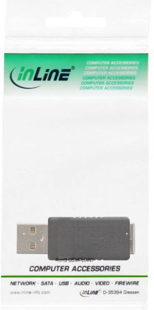 Adapter USB InLine USB - USB-B Czarny  (33443) 3