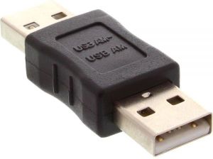 Adapter USB InLine USB - USB Czarny  (33441) 1