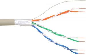 InLine Kabel Telefoniczny, 6 żył, 3x2x06mm, ekranowany, 100m (69976A) 1