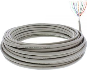 InLine Kabel Telefoniczny 16 żył, 8x2x06mm, ekranowany, 25m (69978C) 2