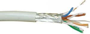 InLine Wytrzymały kabel instalacyjny S-FTP, Cat.5e, AWG24, CCA, halogen free, 300m (73300) 1
