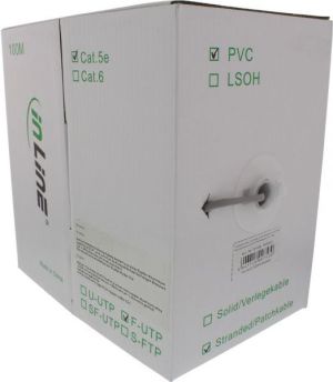 InLine Patchcabel F/UTP, Cat.5e, AWG26, CCA, PVC, 100m (72198) 2