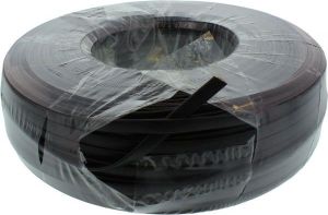 InLine Modularny kabel 6 żył, czarny, 100m, pierścień (69986) 2