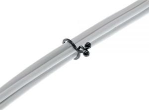 Organizer InLine Opaski twist do porządkowania kabli, 26-30 mm, białe, 10 sztuk (59966H) 2