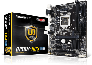 Płyta główna Gigabyte GA-B150M-HD3, B150, DDR4, SATA3, USB 3.0, mATX 1