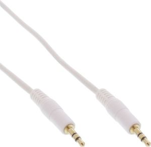 Kabel InLine Jack 3.5mm - Jack 3.5mm 1.5m biały (99932W) 1