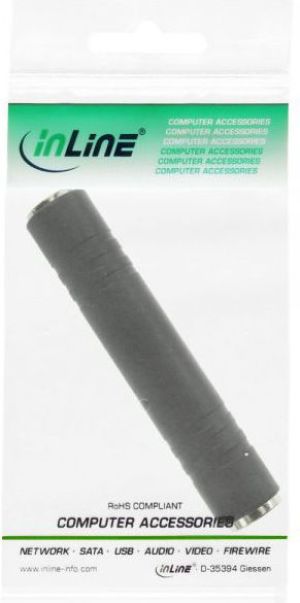 Adapter AV InLine Jack 6.3mm  - Jack 6.3mm czarny (99307) 2