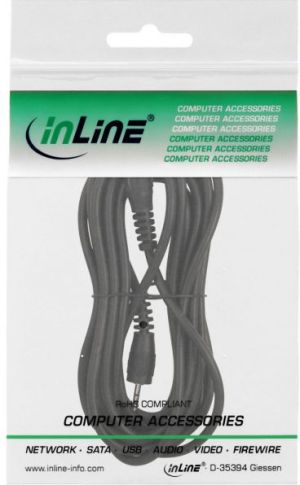 Kabel InLine Jack 2.5mm - Jack 2.5mm 3m czarny (99936E) 2