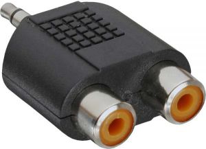 Adapter AV InLine Jack 3.5mm - RCA (Cinch) x2 czarny (99302) 1