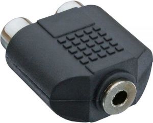 Adapter AV InLine Jack 3.5mm - RCA (Cinch) x2 czarny (99346) 2