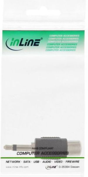 Adapter AV InLine Jack 3.5mm - RCA (Cinch) czarny (99326) 3