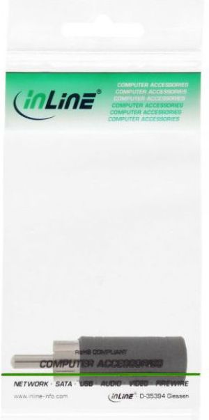 Adapter AV InLine Jack 3.5mm - RCA (Cinch) czarny (99325) 3