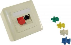 InLine Osłona przeciwkurzowa do gniazda RJ45 niebieska 10szt. (59942A) 2