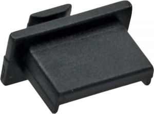 InLine Osłona przeciwkurzowa do portu USB Typ A żeńskiego, czarna 50 szt. (59948A) 1