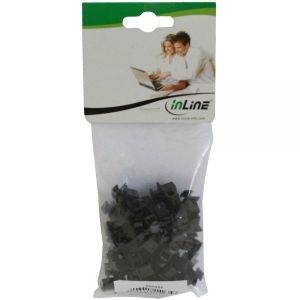 InLine Osłona przeciwkurzowa do portu USB Typ B żeńskiego czarna 50 szt. (59948F) 3