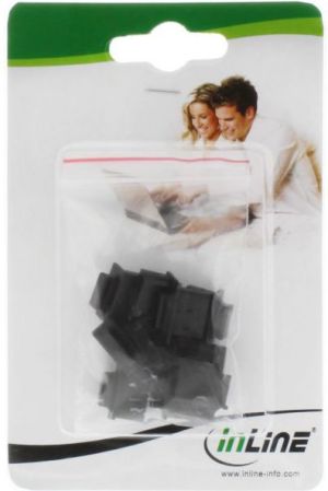 InLine Osłona przeciwkurzowa do portu HDMI żeńskiego, czarna 10 szt. (59948L) 3