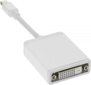 Adapter AV InLine DisplayPort Mini - DVI-D biały (17194I) 1