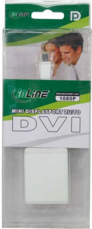 Adapter AV InLine DisplayPort Mini - DVI-D biały (17194I) 3