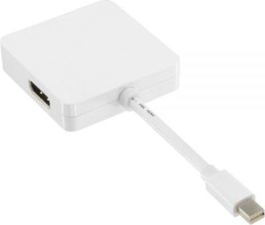 Adapter AV InLine DisplayPort Mini - DisplayPort - HDMI - DVI biały (17195I) 2