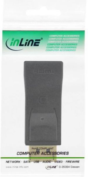 Adapter AV InLine DisplayPort - HDMI czarny (17198J) 3