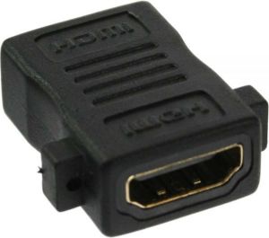 Adapter AV InLine HDMI - HDMI czarny (17600M) 1