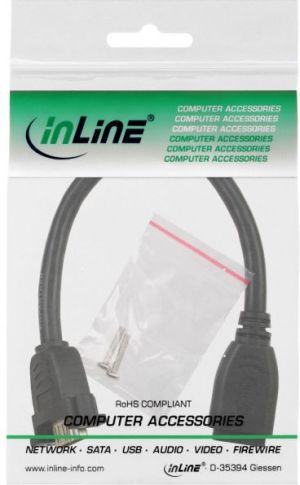 Adapter AV InLine HDMI - HDMI czarny (17600Q) 2