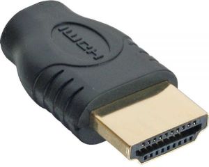 Adapter AV InLine HDMI - HDMI Micro czarny (17690A) 1