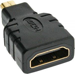 Adapter AV InLine HDMI Micro - HDMI czarny (17690D) 1