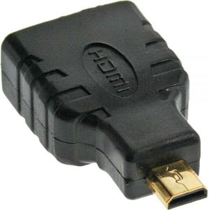 Adapter AV InLine HDMI Micro - HDMI czarny (17690D) 2